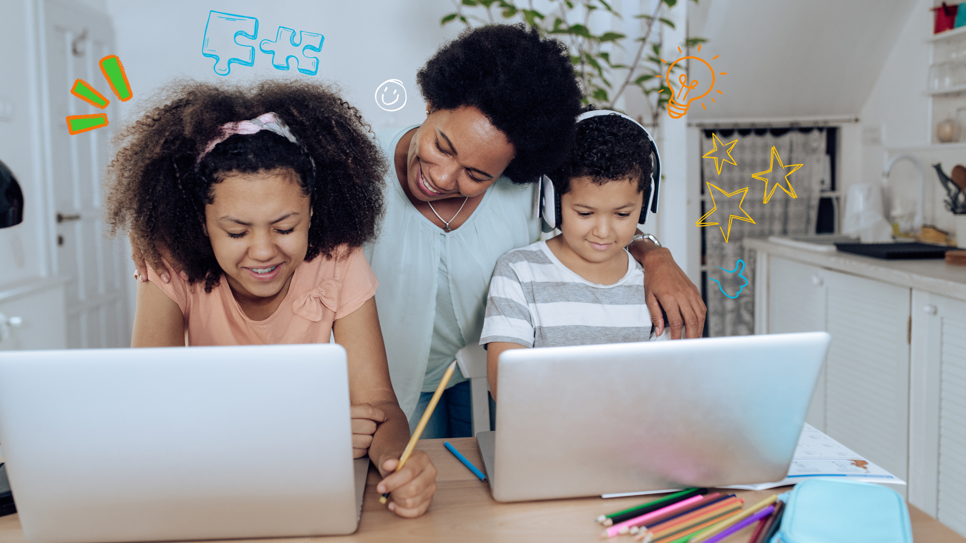 Homeschool family participating in high impact tutoring